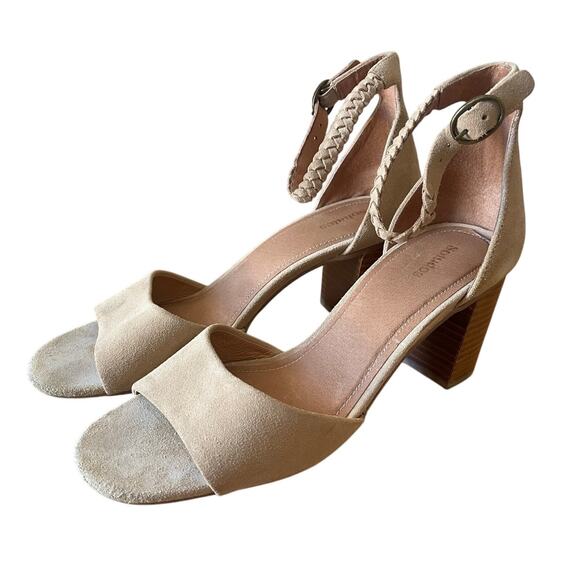 Soludos Hazel Block Heels in Tan Size 9 - Picture 1 of 8